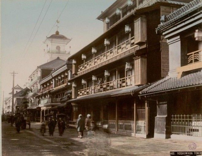 Токийский район красных фонарей эпохи Эдо